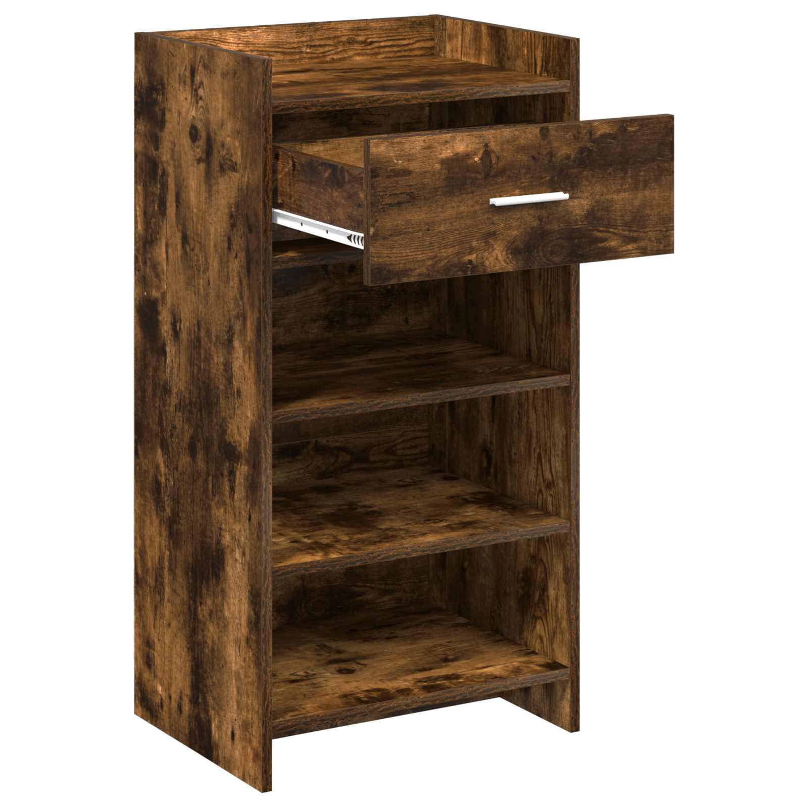 vidaXL Szafka na buty Dąb wędzony 48 x 36 x 92 cm Drewno inżynieryjne