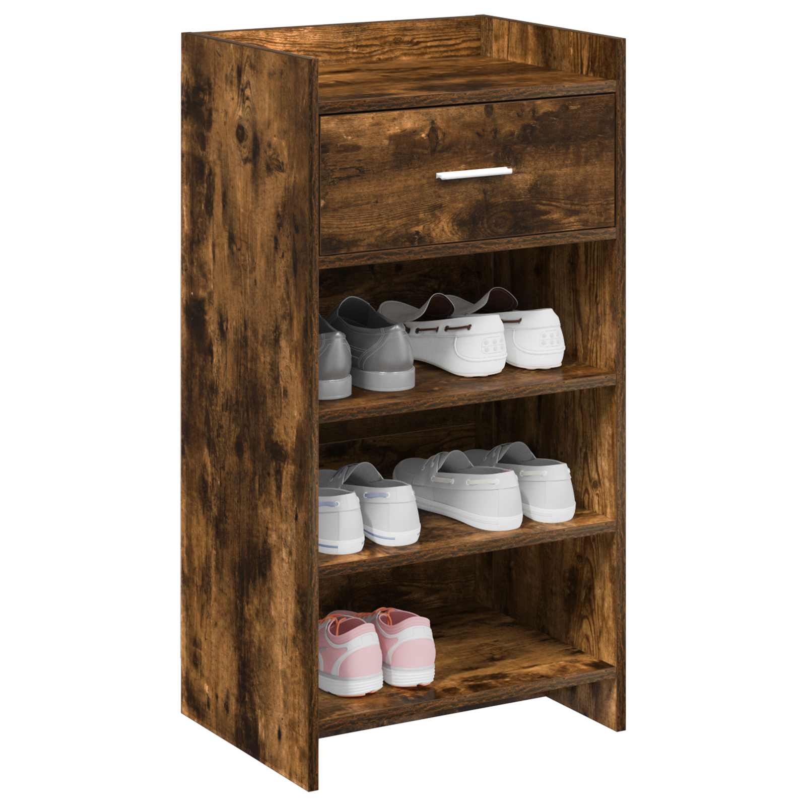 vidaXL Szafka na buty Dąb wędzony 48 x 36 x 92 cm Drewno inżynieryjne