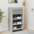 vidaXL Szafka na buty Szary Sonoma 48 x 36 x 92 cm Drewno inżynieryjne