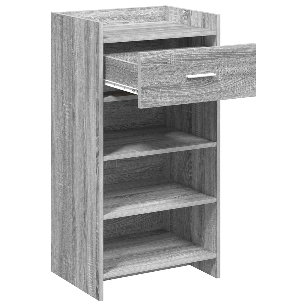 vidaXL Szafka na buty Szary Sonoma 48 x 36 x 92 cm Drewno inżynieryjne