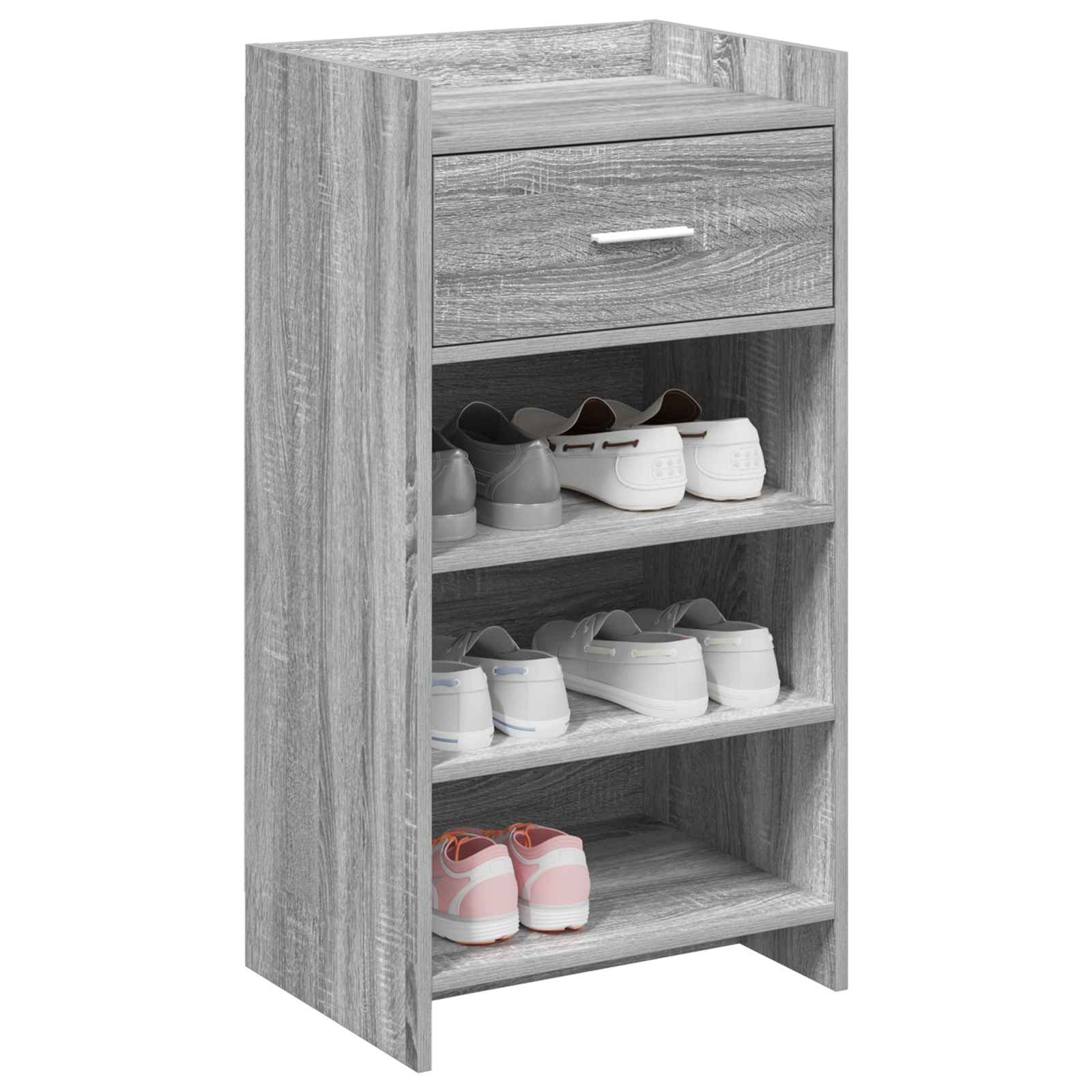 vidaXL Szafka na buty Szary Sonoma 48 x 36 x 92 cm Drewno inżynieryjne