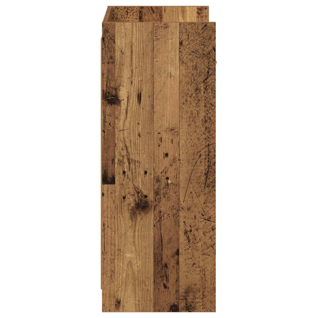 vidaXL Szafka na buty Stare drewno 48 x 36 x 92 cm Drewno inżynieryjne