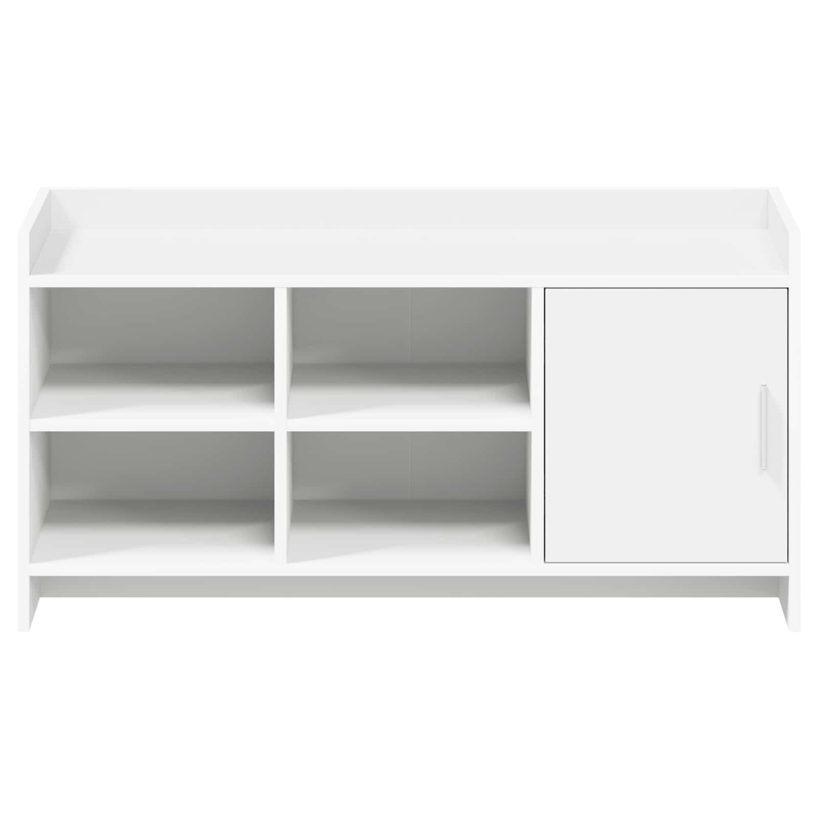 vidaXL Szafka na buty Biały 100 x 39,5 x 51 cm Drewno inżynieryjne