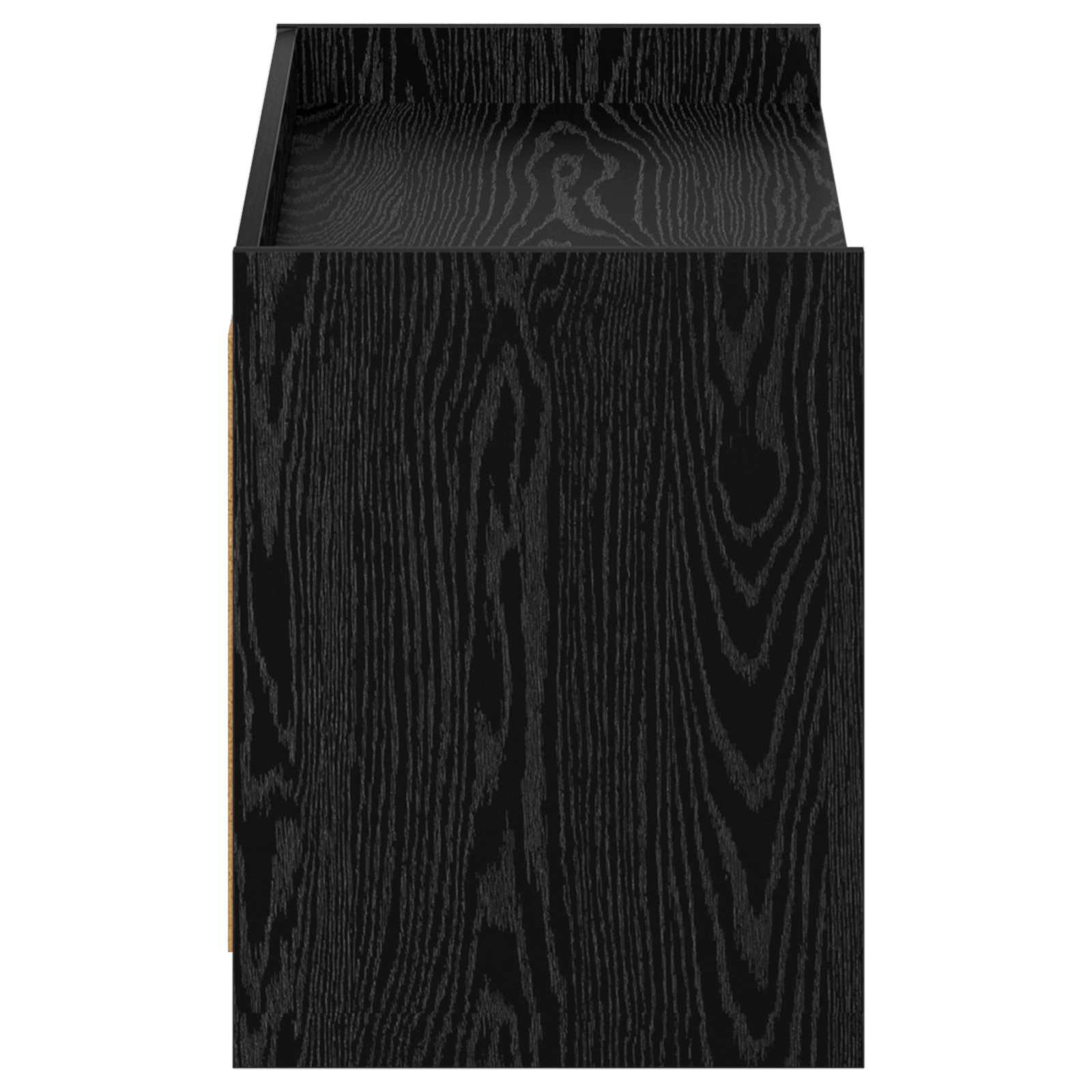 vidaXL Szafka na buty z przechowywaniem Czarny dąb 100 x 39,5 x 51 cm