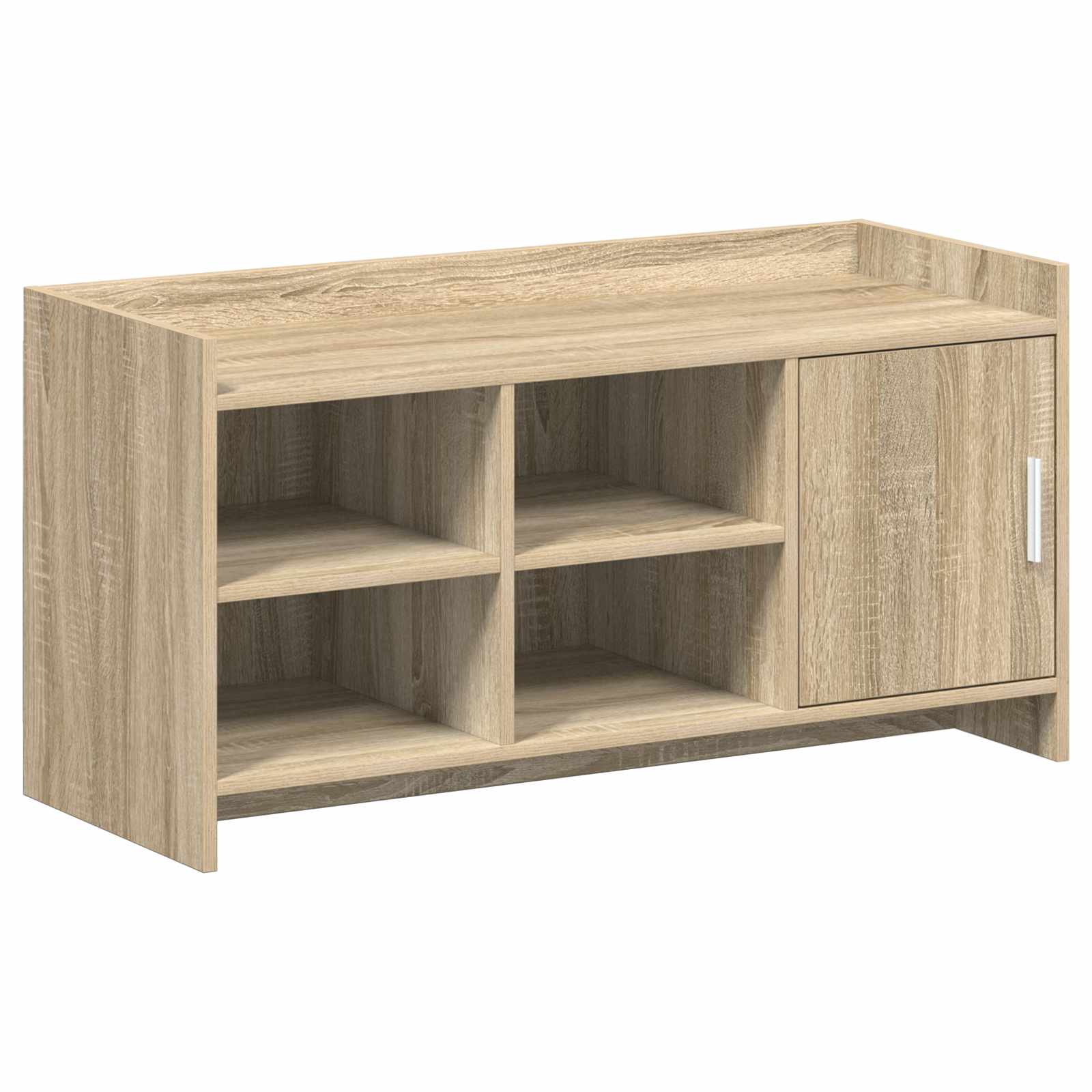 vidaXL Szafka na buty z przechowywaniem dąb Sonoma 100 x 39,5 x 51 cm