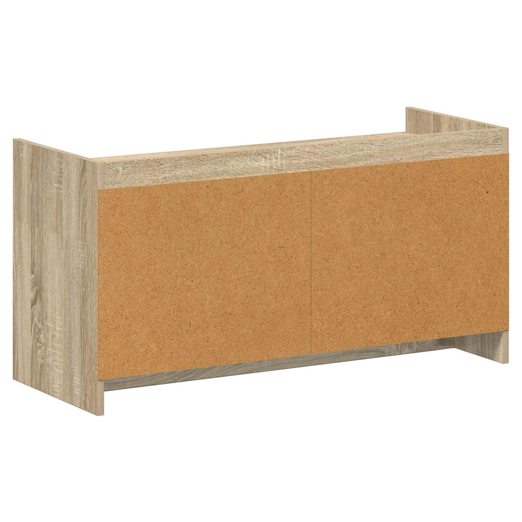 vidaXL Szafka na buty z przechowywaniem dąb Sonoma 100 x 39,5 x 51 cm