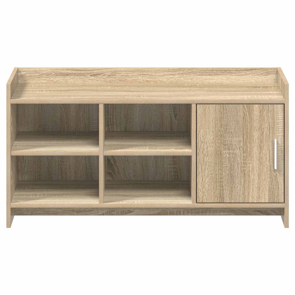 vidaXL Szafka na buty z przechowywaniem dąb Sonoma 100 x 39,5 x 51 cm