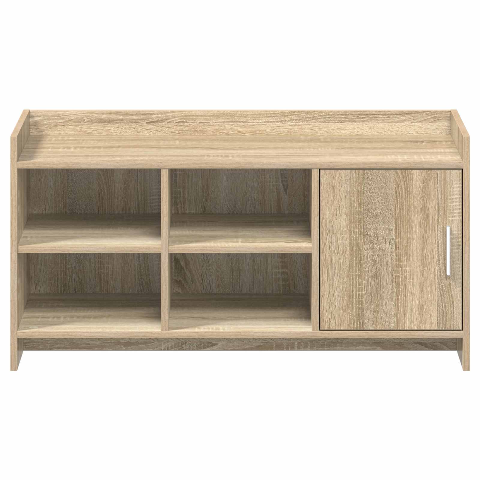 vidaXL Szafka na buty z przechowywaniem dąb Sonoma 100 x 39,5 x 51 cm