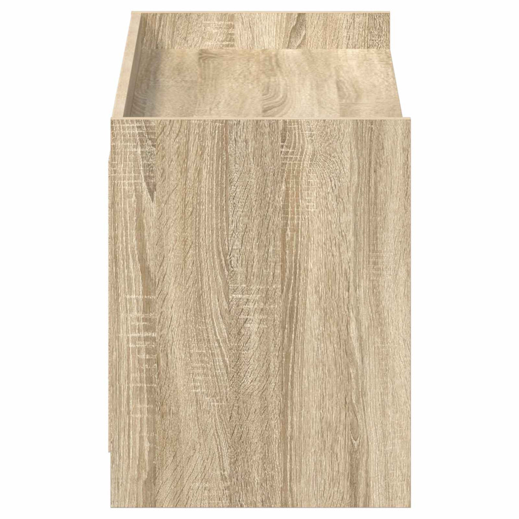 vidaXL Szafka na buty z przechowywaniem dąb Sonoma 100 x 39,5 x 51 cm