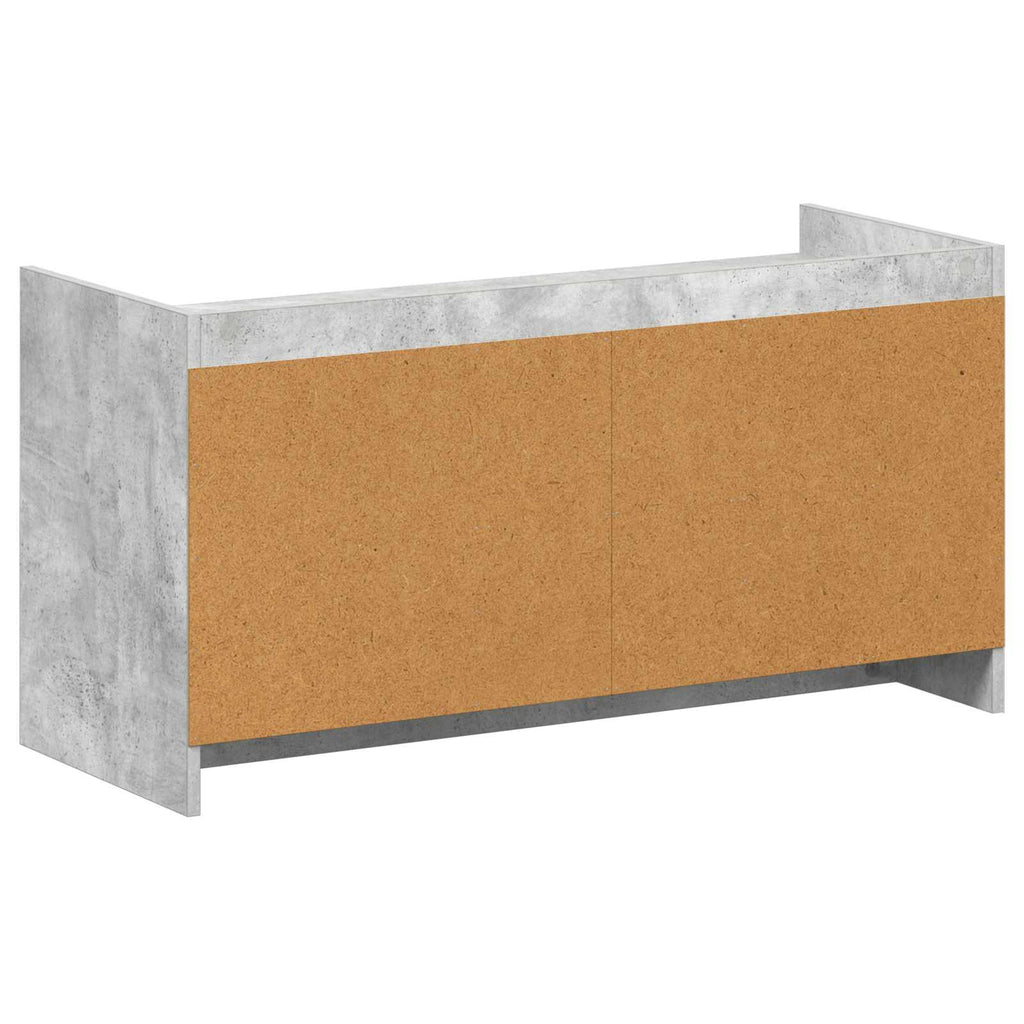 vidaXL Szafka na buty z drzwiami Betonowy szary 100 x 39,5 x 51 cm