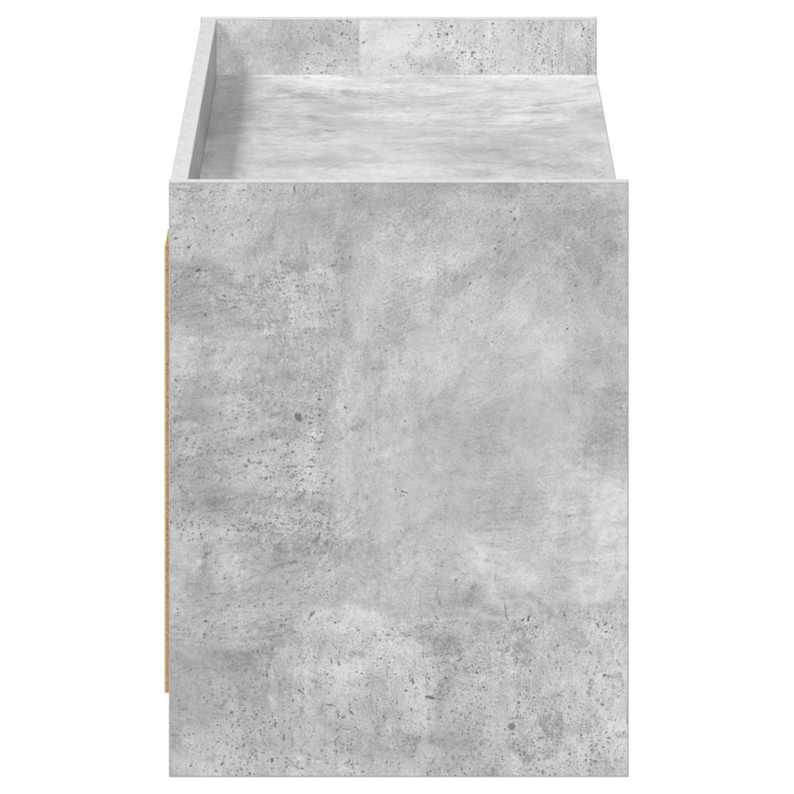 vidaXL Szafka na buty z drzwiami Betonowy szary 100 x 39,5 x 51 cm