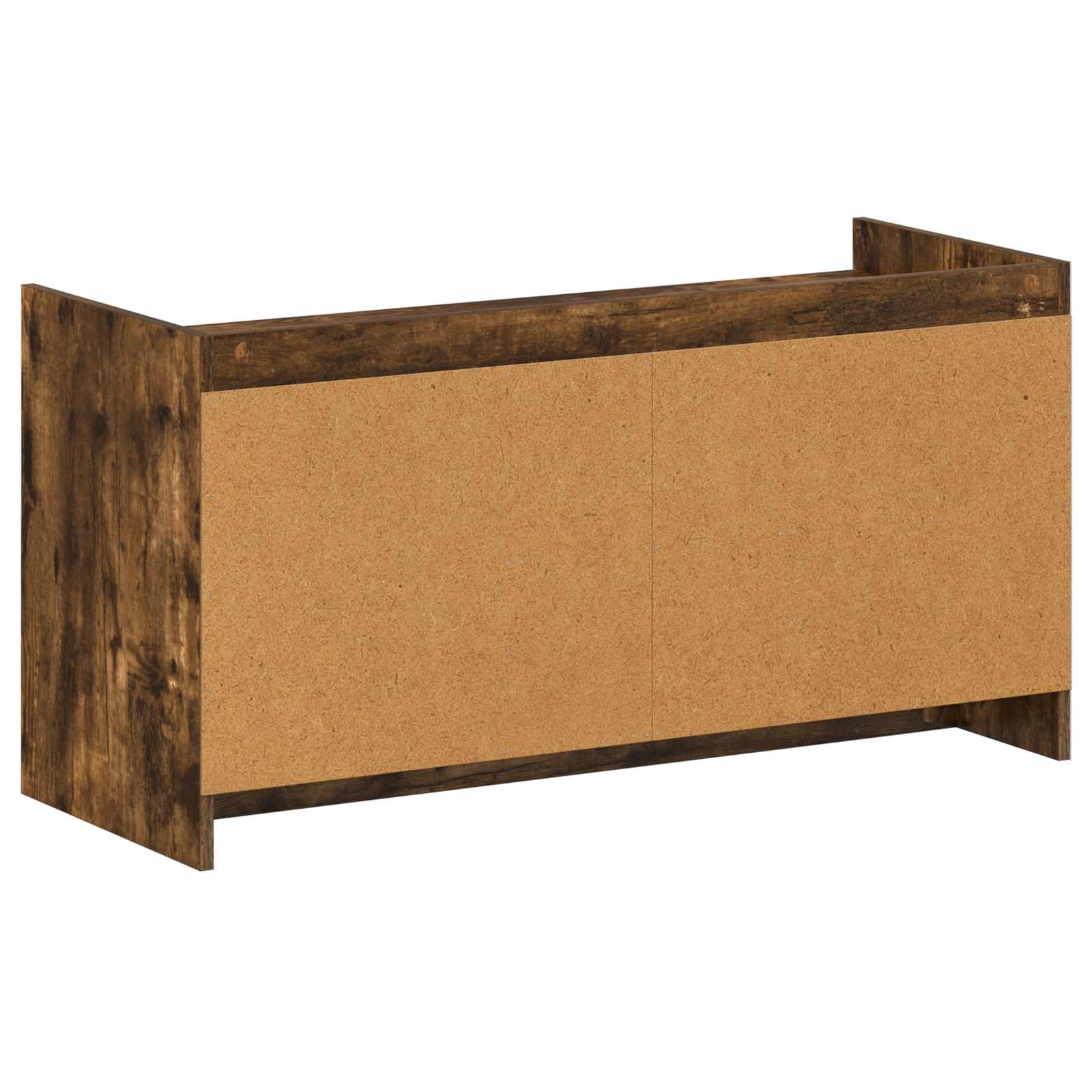 vidaXL Szafka na buty z przechowywaniem Dąb wędzony 100 x 39,5 x 51 cm