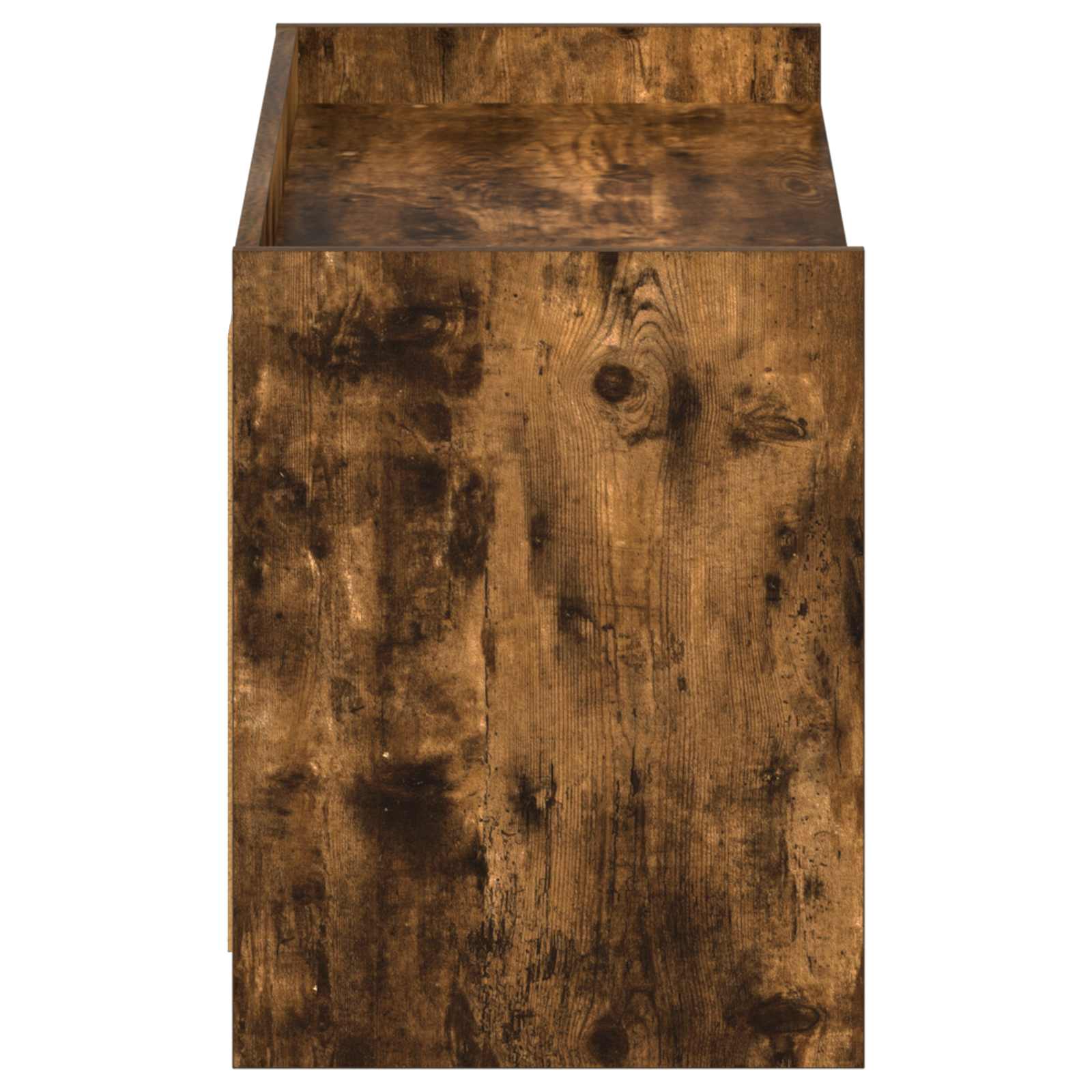 vidaXL Szafka na buty z przechowywaniem Dąb wędzony 100 x 39,5 x 51 cm