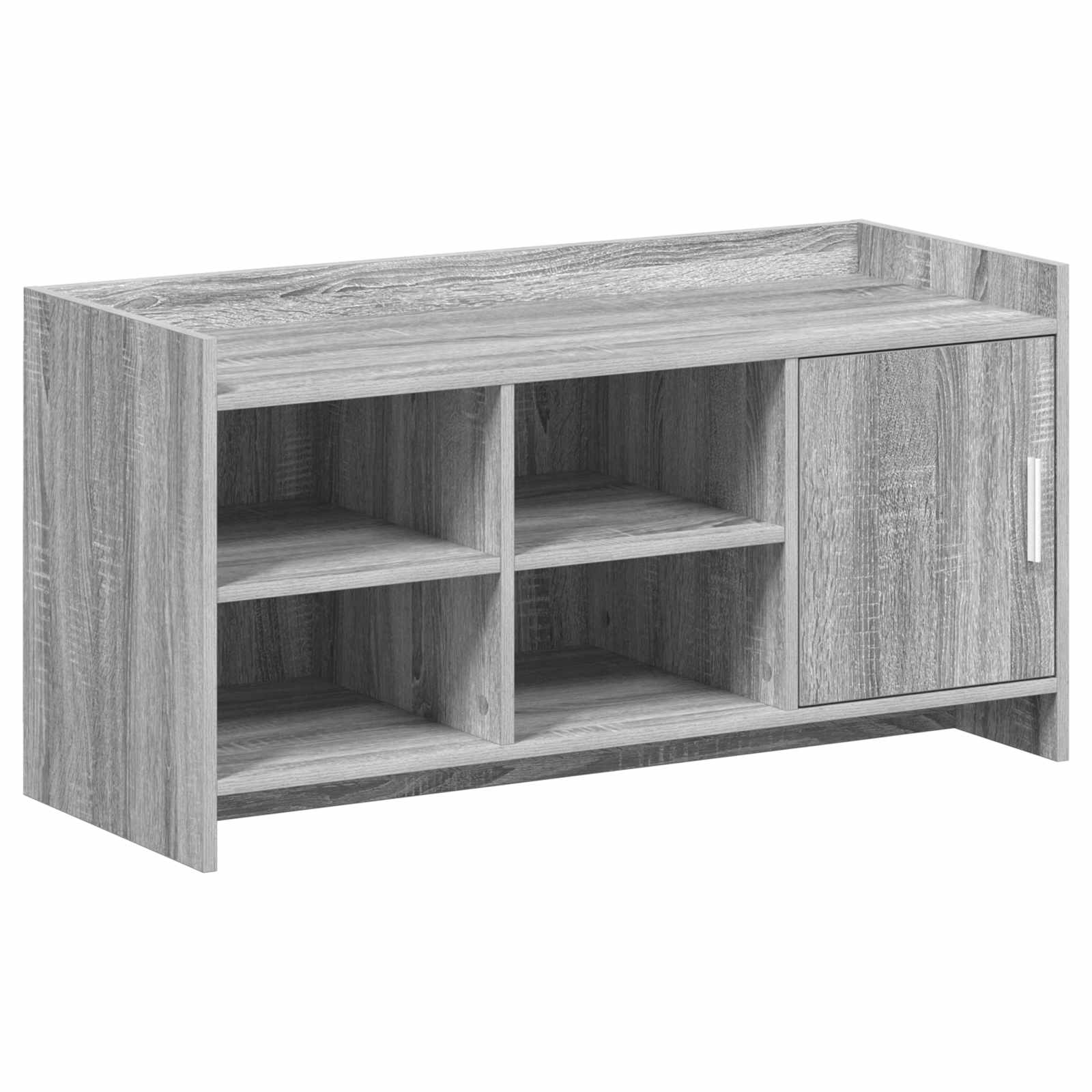 vidaXL Szafka na buty z drzwiami Szary Sonoma 100 x 39,5 x 51 cm