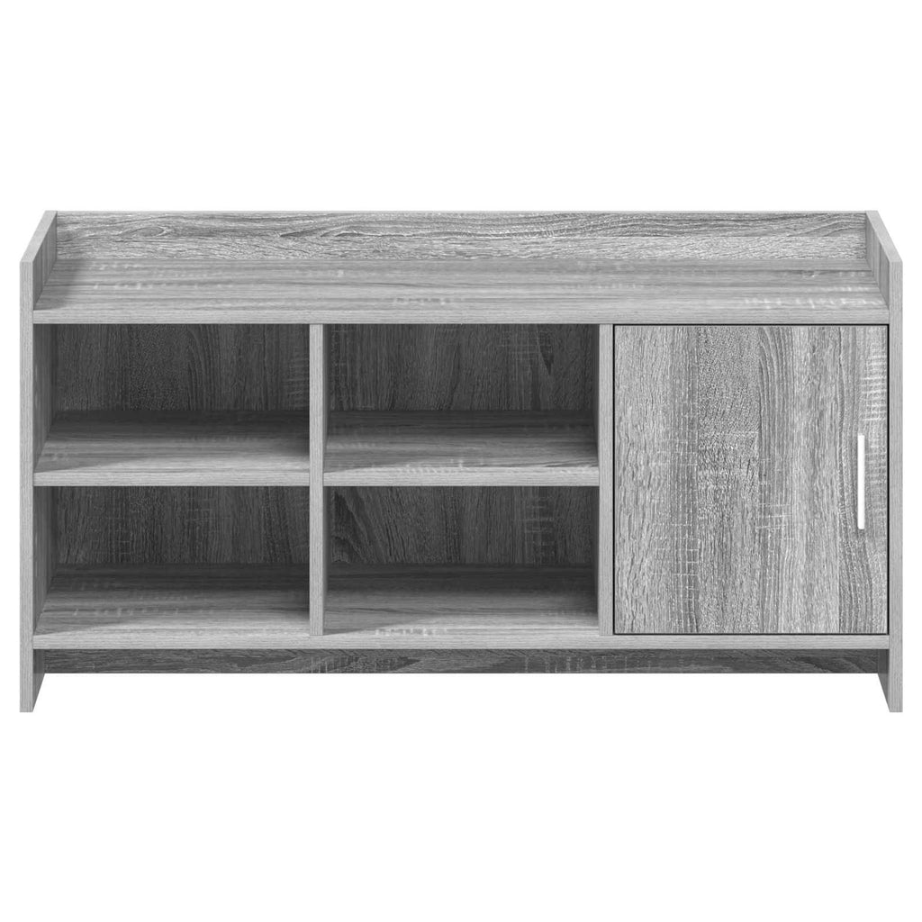 vidaXL Szafka na buty z drzwiami Szary Sonoma 100 x 39,5 x 51 cm