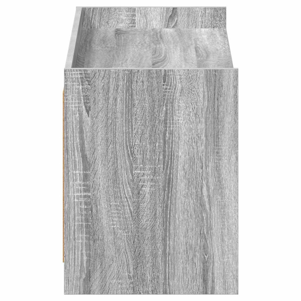 vidaXL Szafka na buty z drzwiami Szary Sonoma 100 x 39,5 x 51 cm
