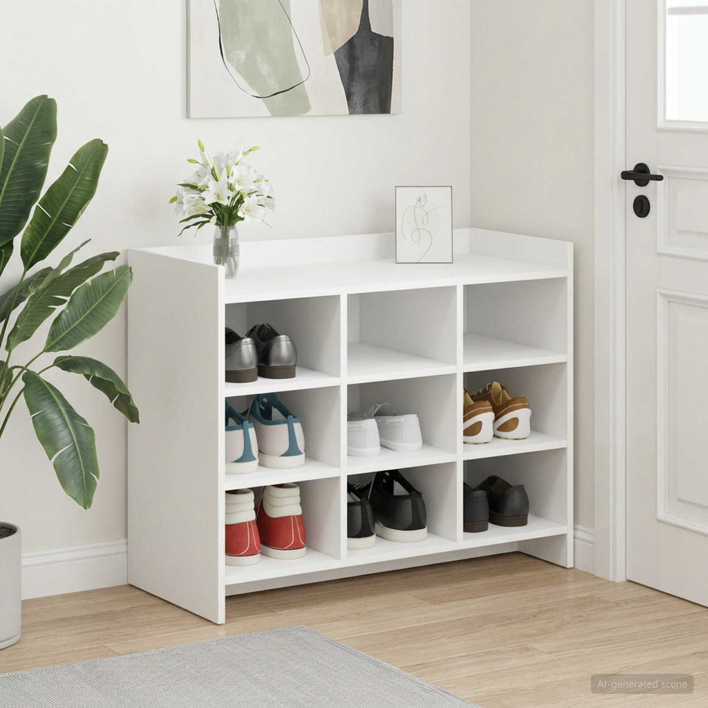 vidaXL Szafka na buty Biały 85 x 39,5 x 70 cm Drewno inżynieryjne