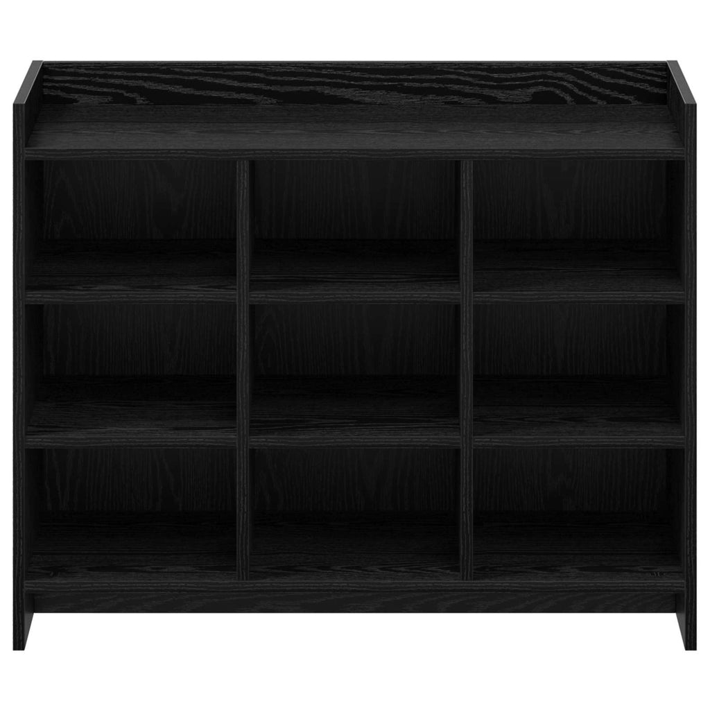 vidaXL Szafka na buty Czarny dąb 85 x 39,5 x 70 cm Drewno inżynieryjne