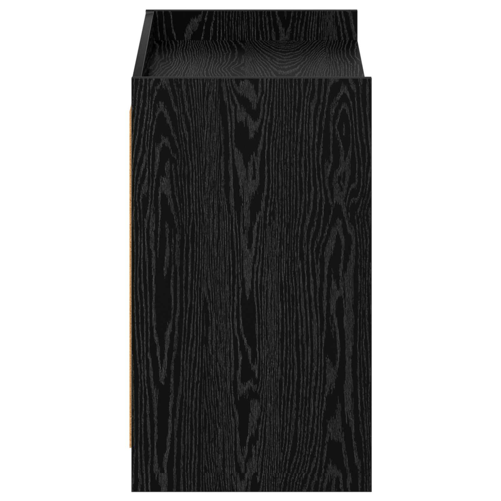 vidaXL Szafka na buty Czarny dąb 85 x 39,5 x 70 cm Drewno inżynieryjne