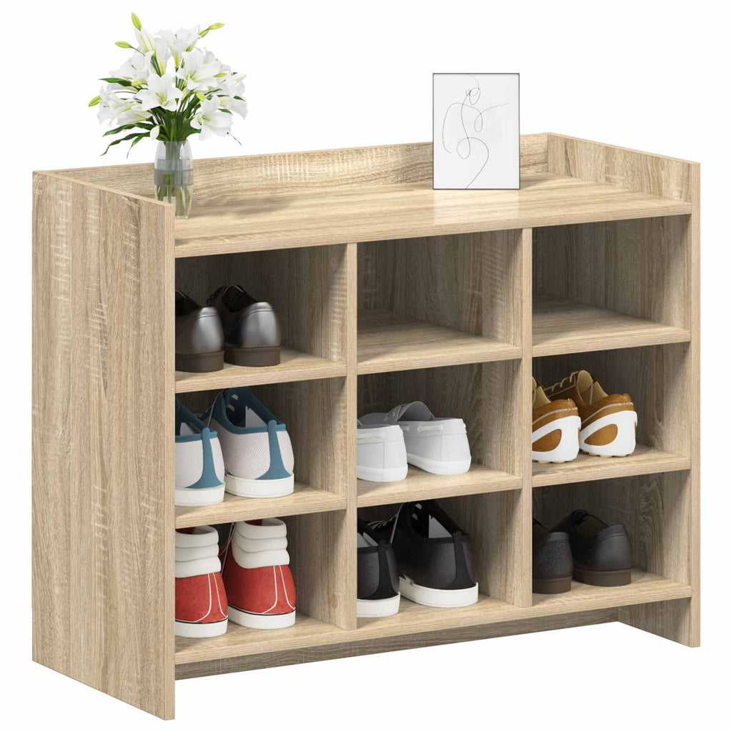 vidaXL Szafka na buty dąb Sonoma 85 x 39,5 x 70 cm Drewno inżynieryjne