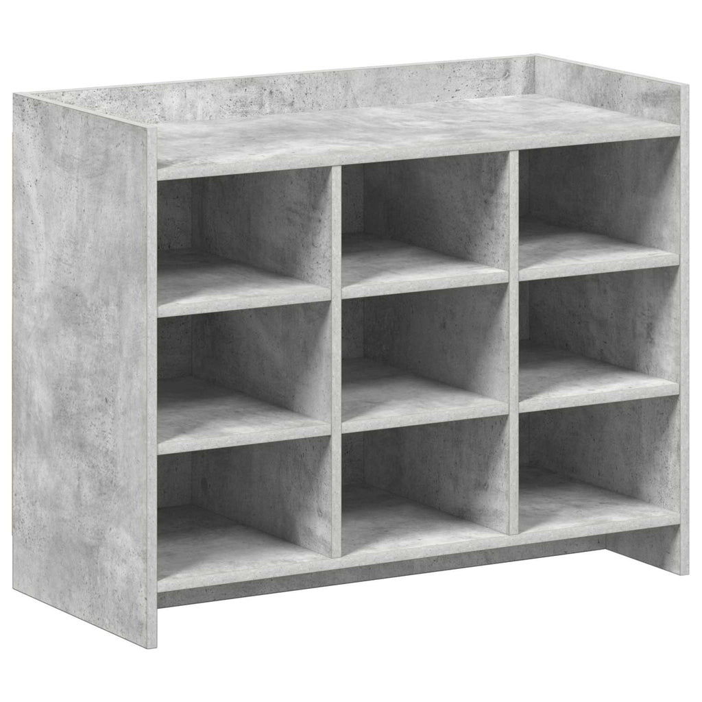 vidaXL Szafka na buty Betonowy szary 85 x 39,5 x 70 cm
