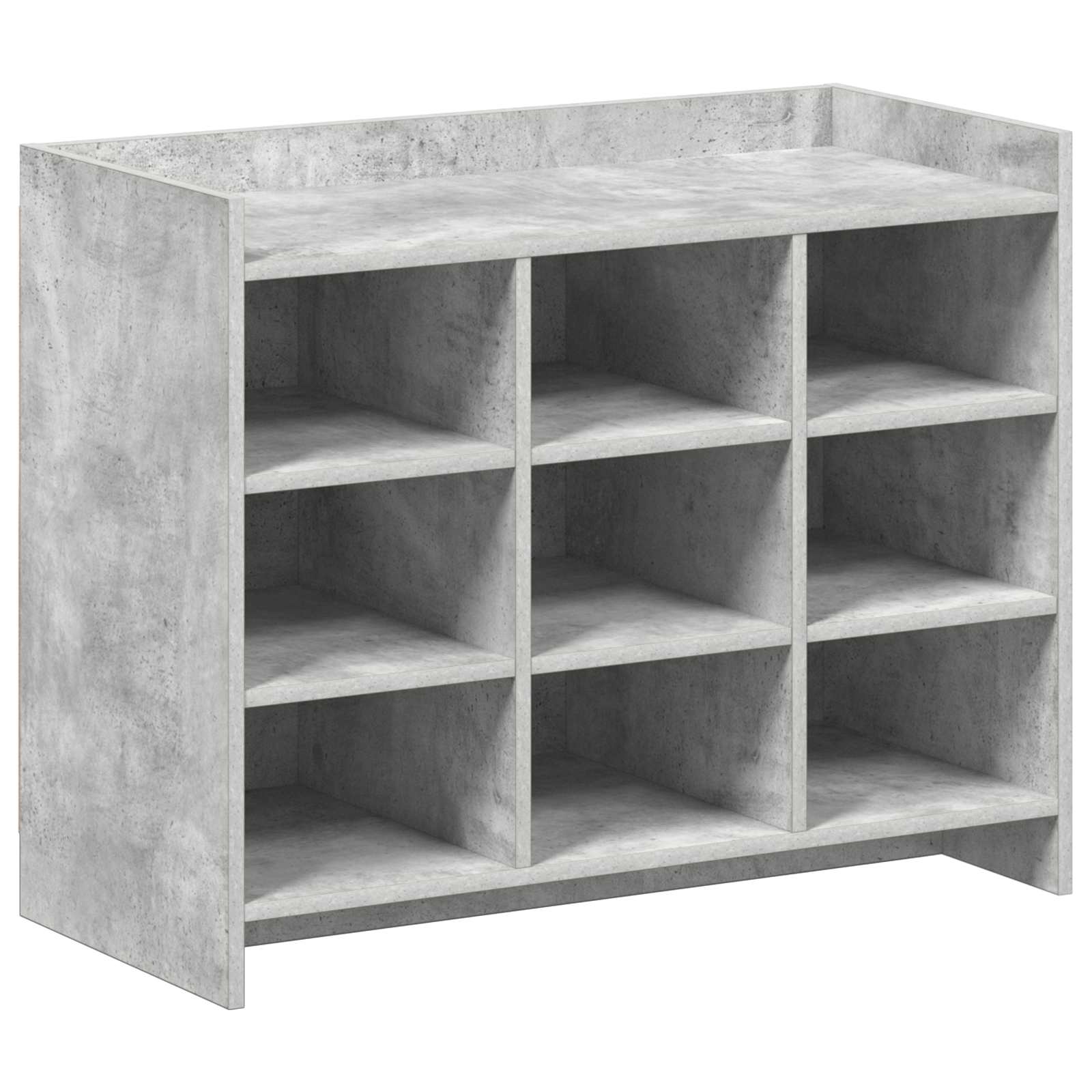 vidaXL Szafka na buty Betonowy szary 85 x 39,5 x 70 cm