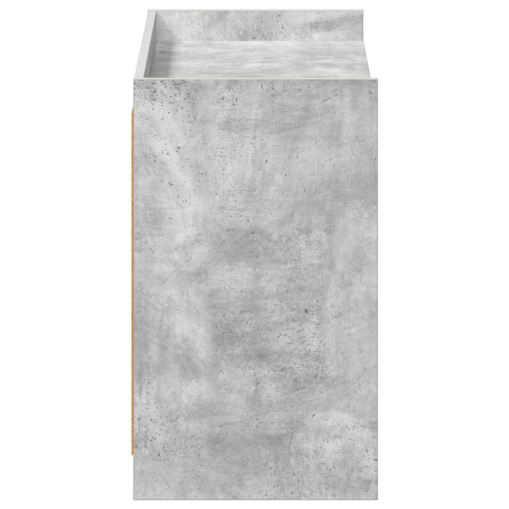 vidaXL Szafka na buty Betonowy szary 85 x 39,5 x 70 cm