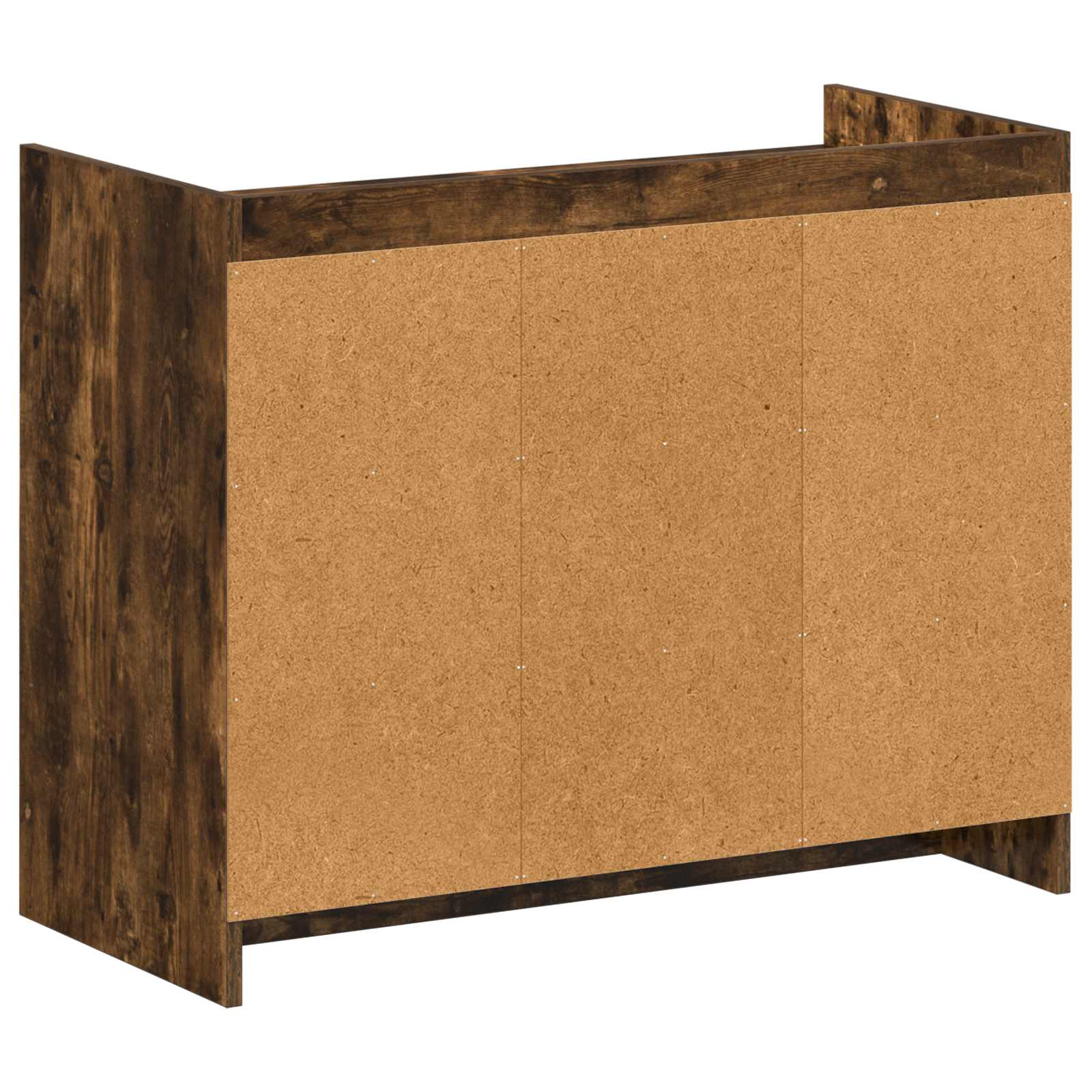 vidaXL Szafka na buty z przechowywaniem Dąb wędzony 85 x 39,5 x 70 cm