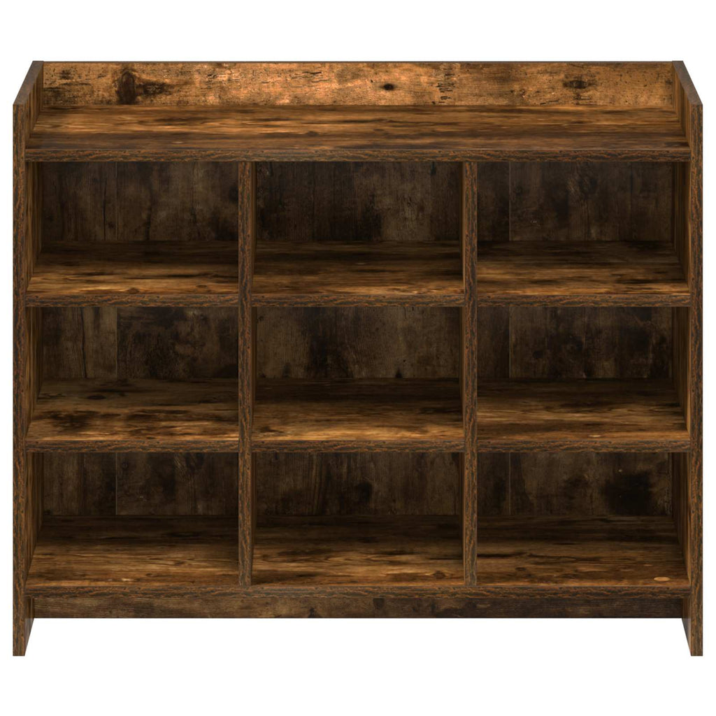 vidaXL Szafka na buty z przechowywaniem Dąb wędzony 85 x 39,5 x 70 cm