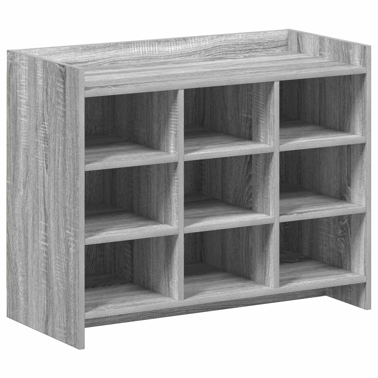 vidaXL Szafka na buty z przechowywaniem Szary Sonoma 85 x 39,5 x 70 cm