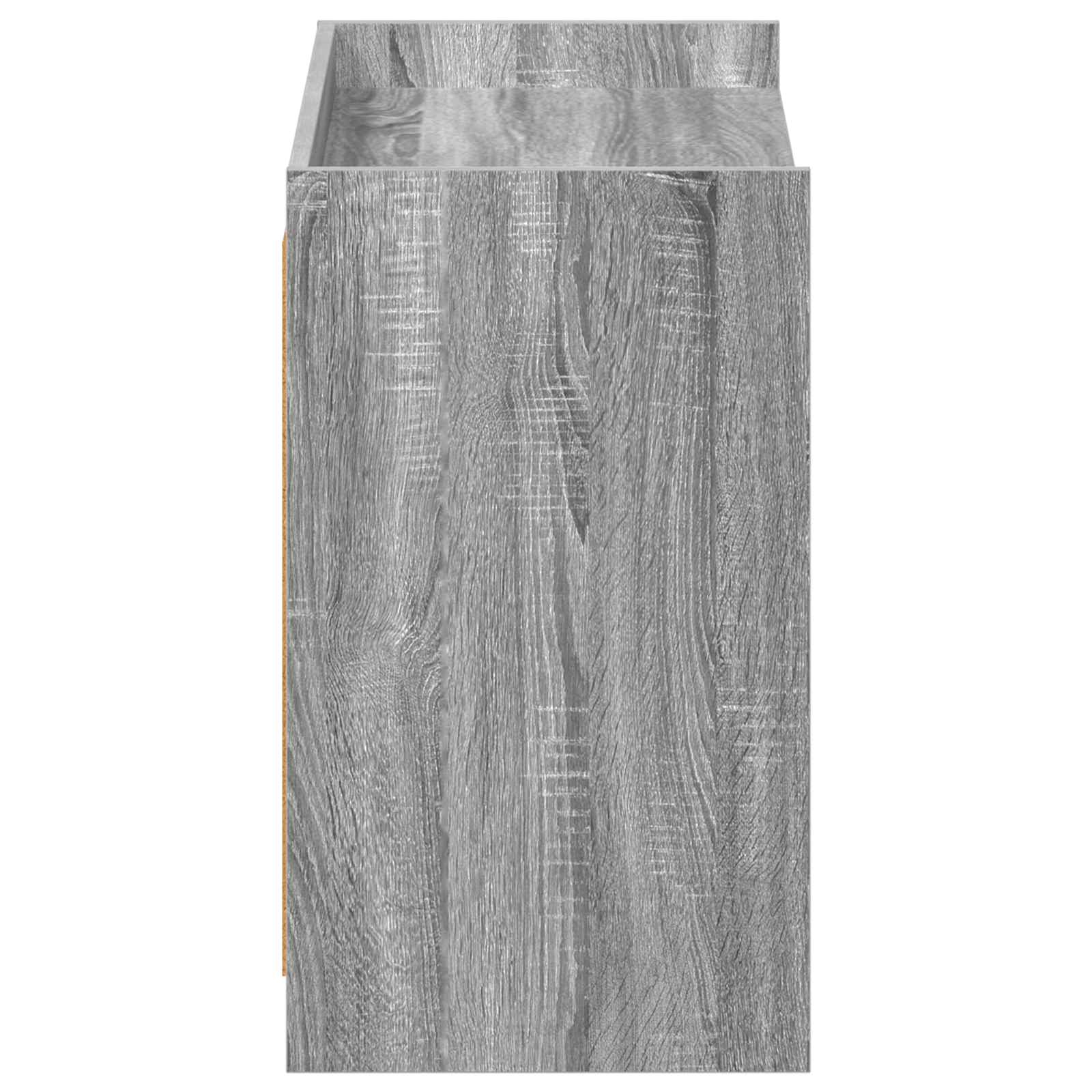 vidaXL Szafka na buty z przechowywaniem Szary Sonoma 85 x 39,5 x 70 cm