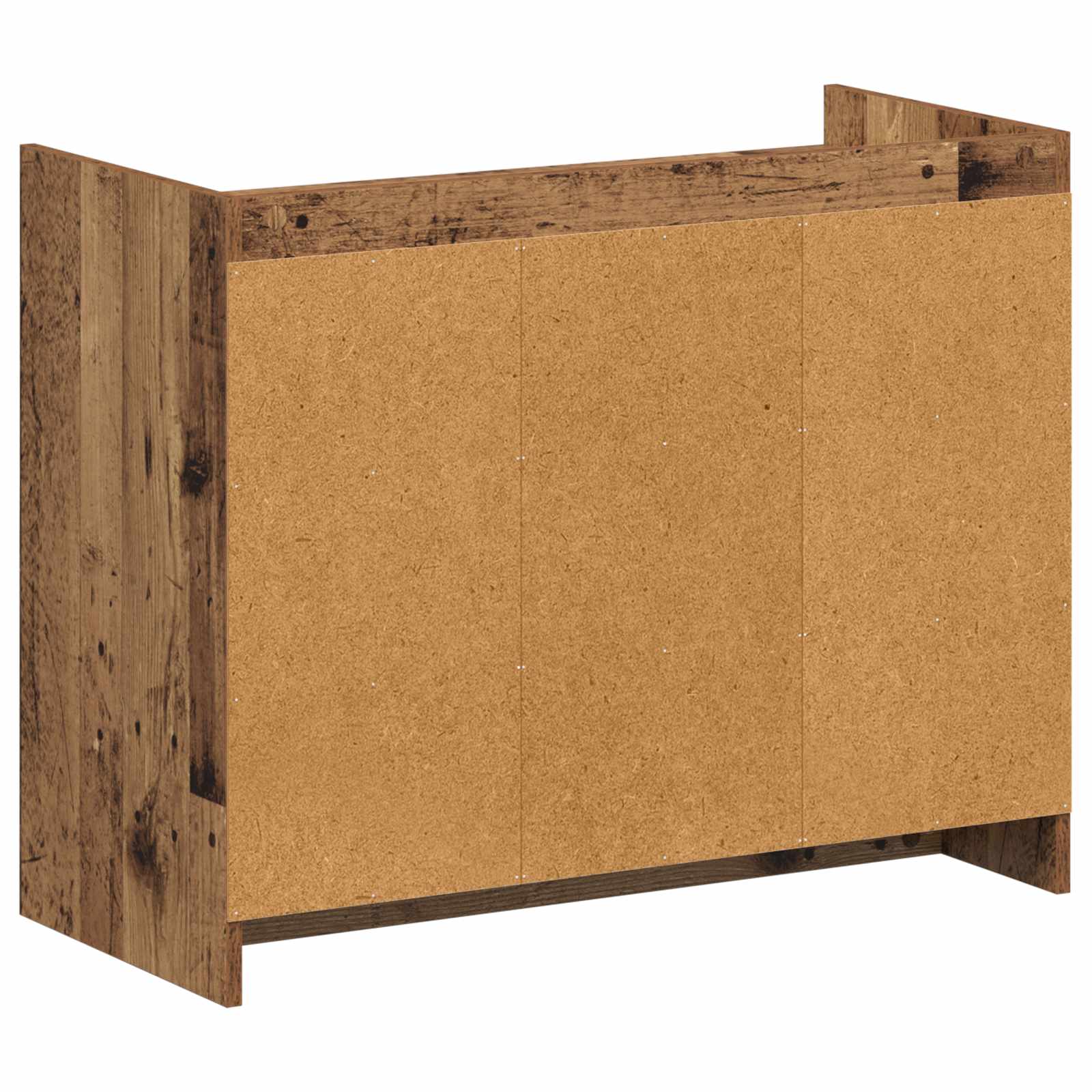 vidaXL Szafka na buty z przechowywaniem Stare drewno 85 x 39,5 x 70 cm