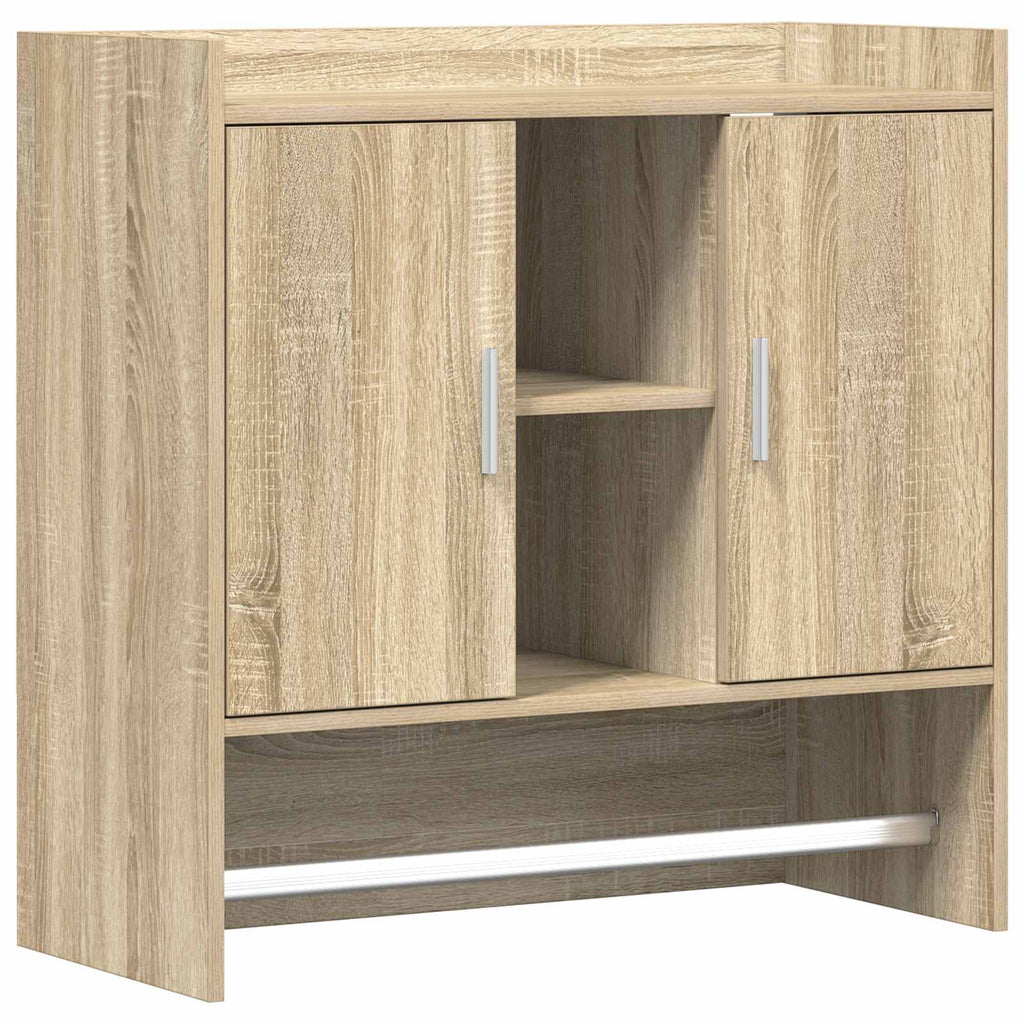 vidaXL Półka ścienna Do montażu na ścianie dąb Sonoma 80 x 36 x 80 cm