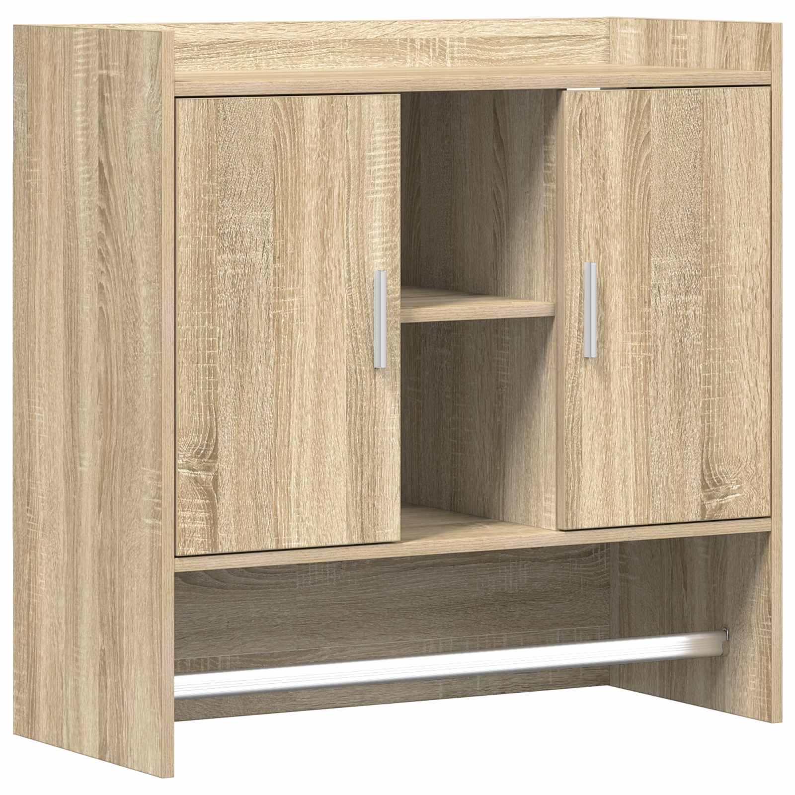 vidaXL Półka ścienna Do montażu na ścianie dąb Sonoma 80 x 36 x 80 cm