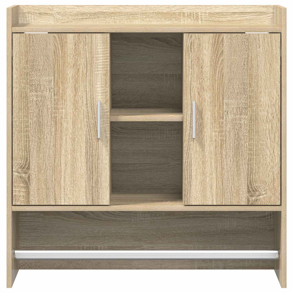 vidaXL Półka ścienna Do montażu na ścianie dąb Sonoma 80 x 36 x 80 cm