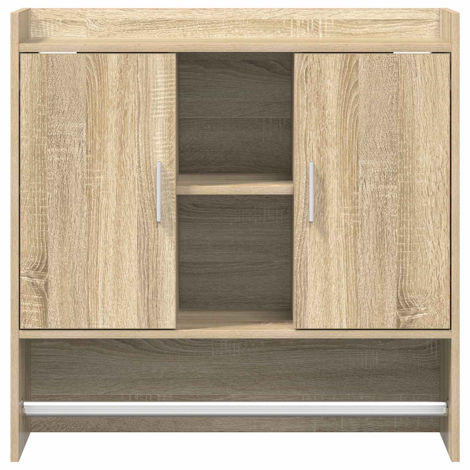 vidaXL Półka ścienna Do montażu na ścianie dąb Sonoma 80 x 36 x 80 cm