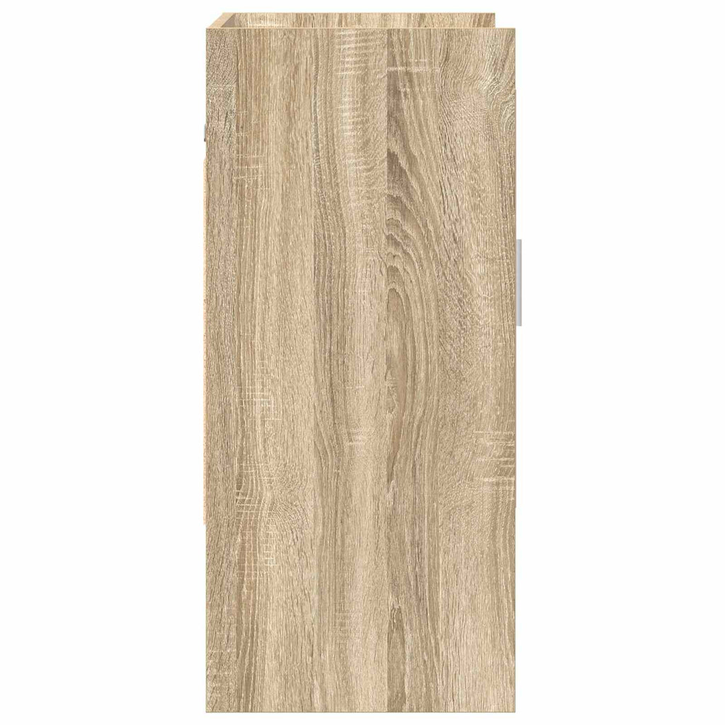 vidaXL Półka ścienna Do montażu na ścianie dąb Sonoma 80 x 36 x 80 cm