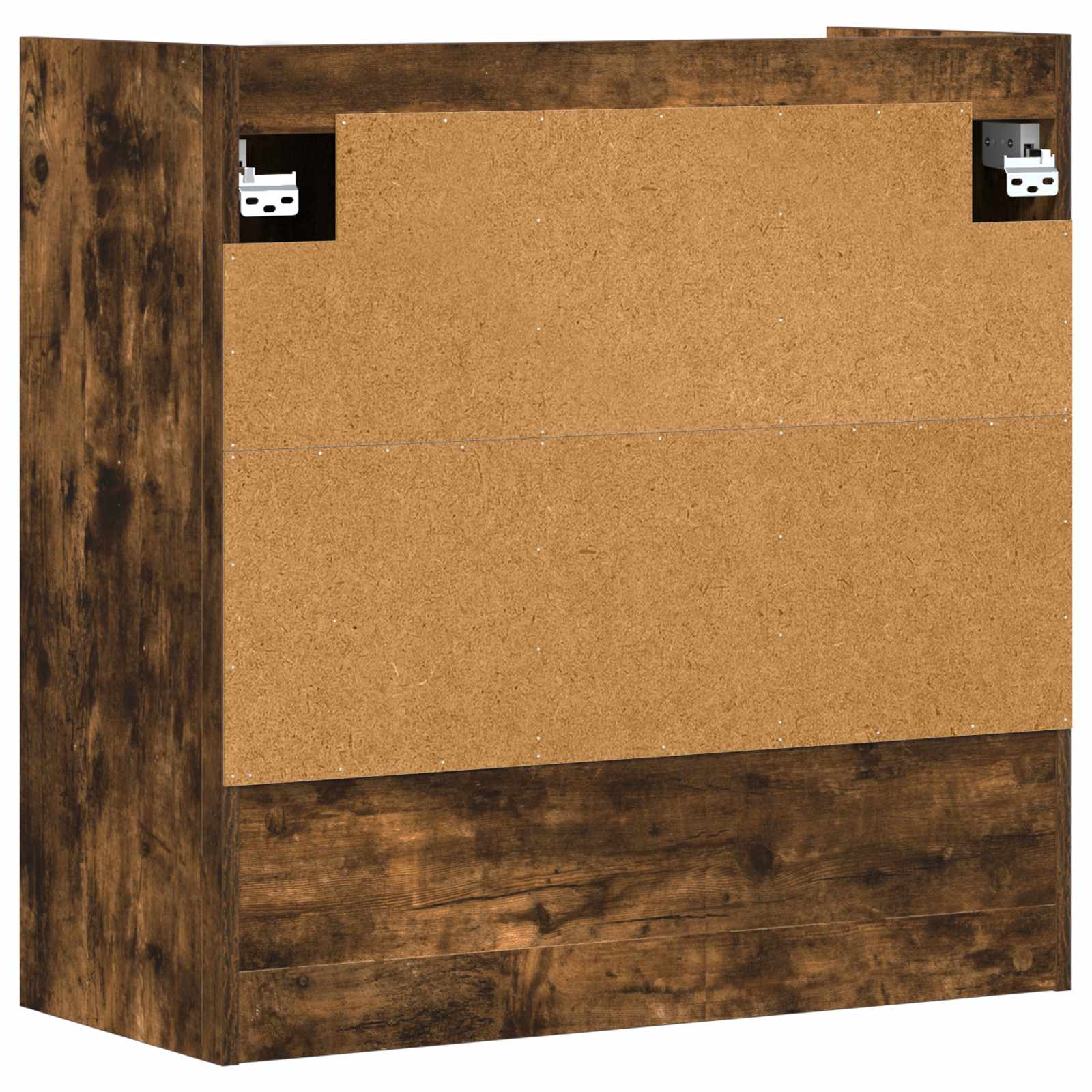 vidaXL Półka ścienna Do montażu na ścianie Dąb wędzony 80 x 36 x 80 cm