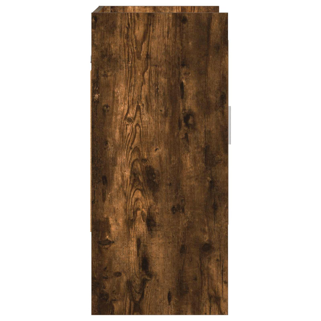 vidaXL Półka ścienna Do montażu na ścianie Dąb wędzony 80 x 36 x 80 cm
