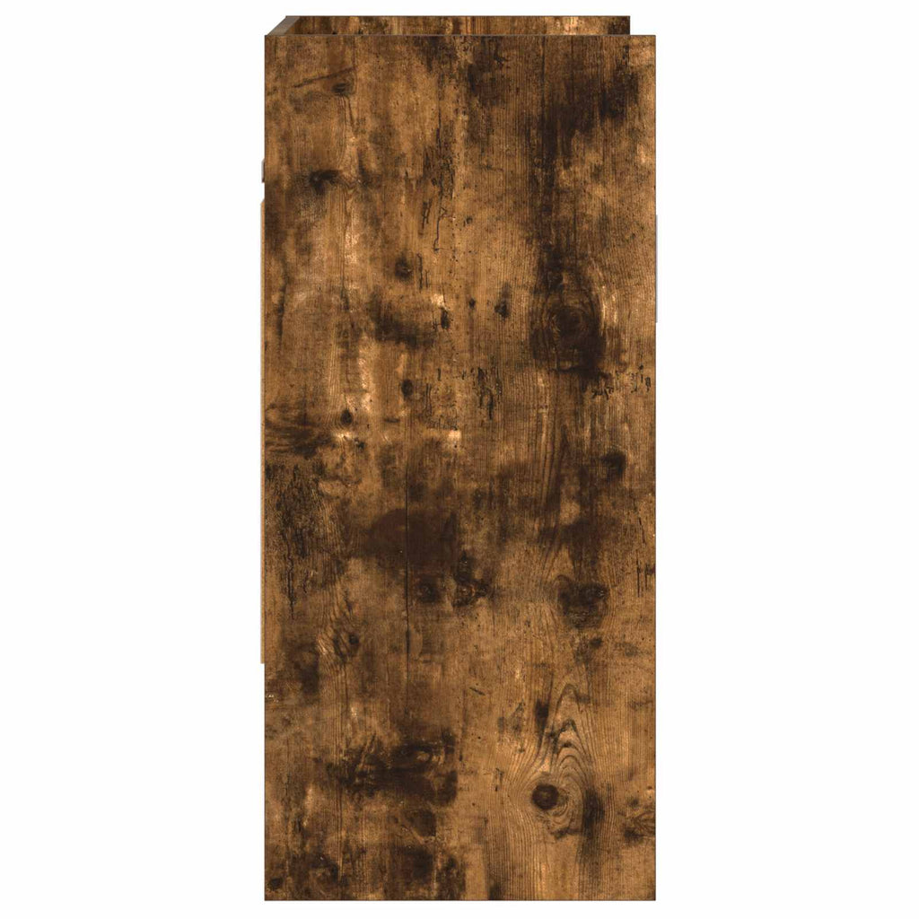 vidaXL Półka ścienna Do montażu na ścianie Dąb wędzony 80 x 36 x 80 cm