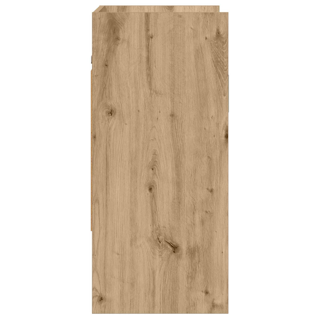 vidaXL Półka ścienna Do montażu na ścianie Dąb artisan 80 x 36 x 80 cm