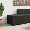 vidaXL Sofa Ogrodowa 1-osobowa z Poduszką w Wyglądzie Rattanowym PP