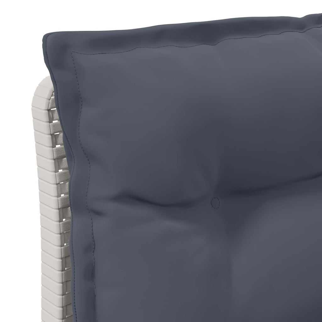 vidaXL Sofa Ogrodowa 1-osobowa z Poduszkami w Wyglądzie Rattanowym PP