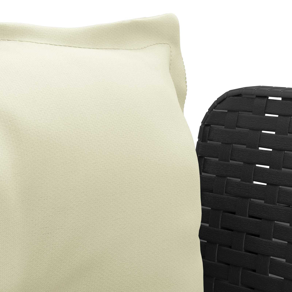 vidaXL Fotel 1-osobowy z Poduszkami w Wyglądzie Rattanowym PP