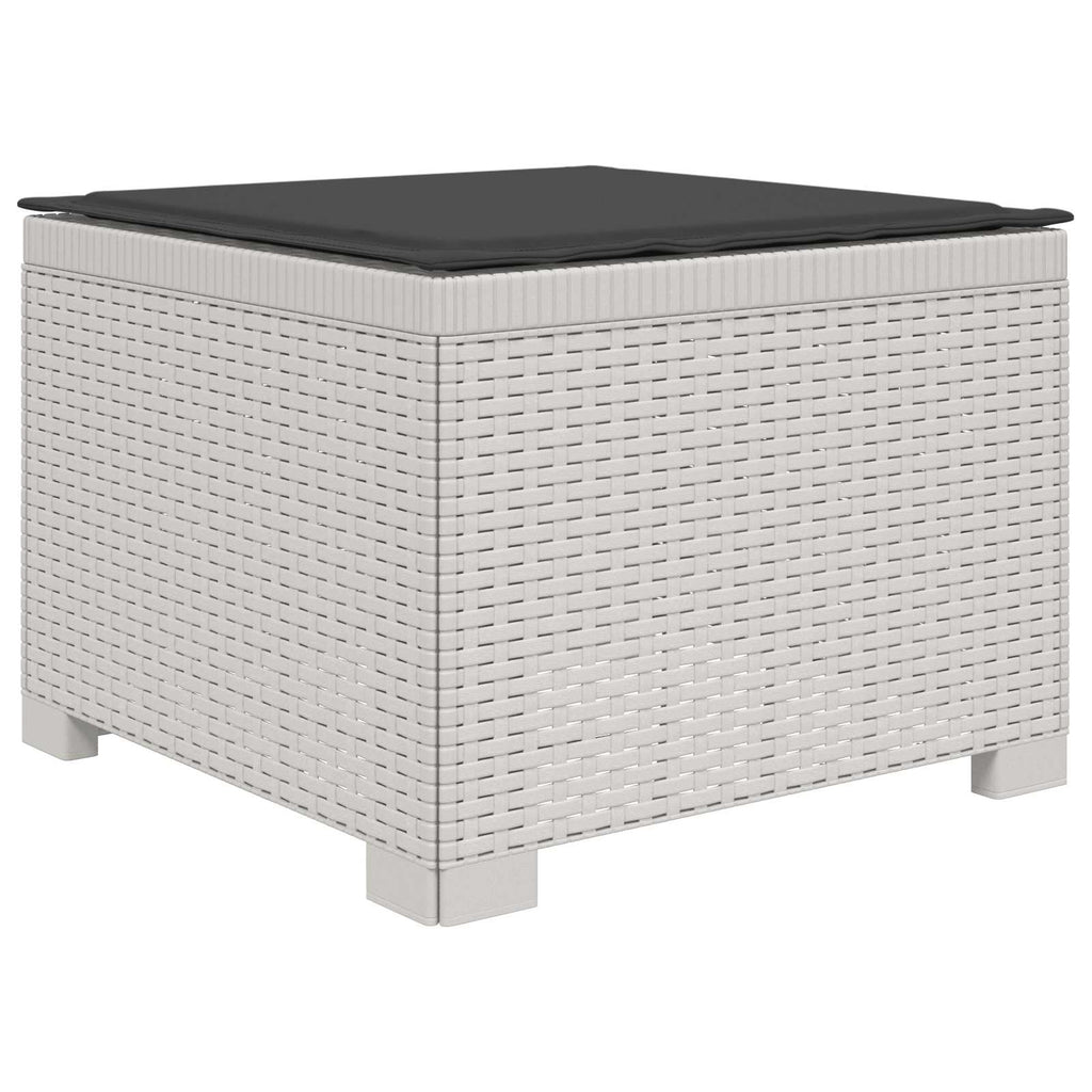 vidaXL Sofa ogrodowa 3-osobowa z poduszkami w rattanowym wyglądzie PP