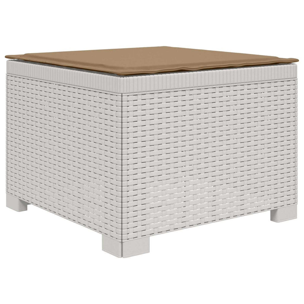 vidaXL Sofa ogrodowa 3-osobowa z poduszkami w rattanowym wyglądzie PP