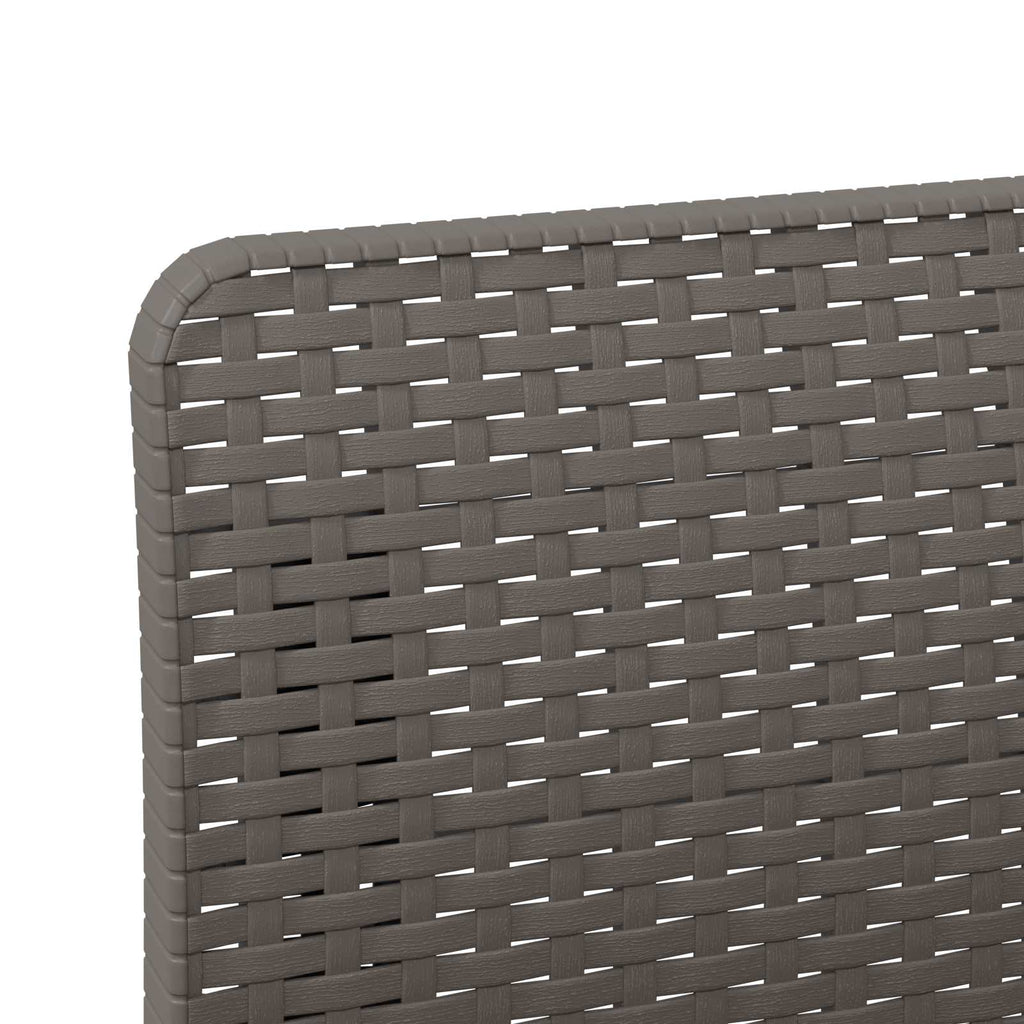vidaXL Sofa ogrodowa 3-osobowa z poduszkami w rattanowym wyglądzie PP