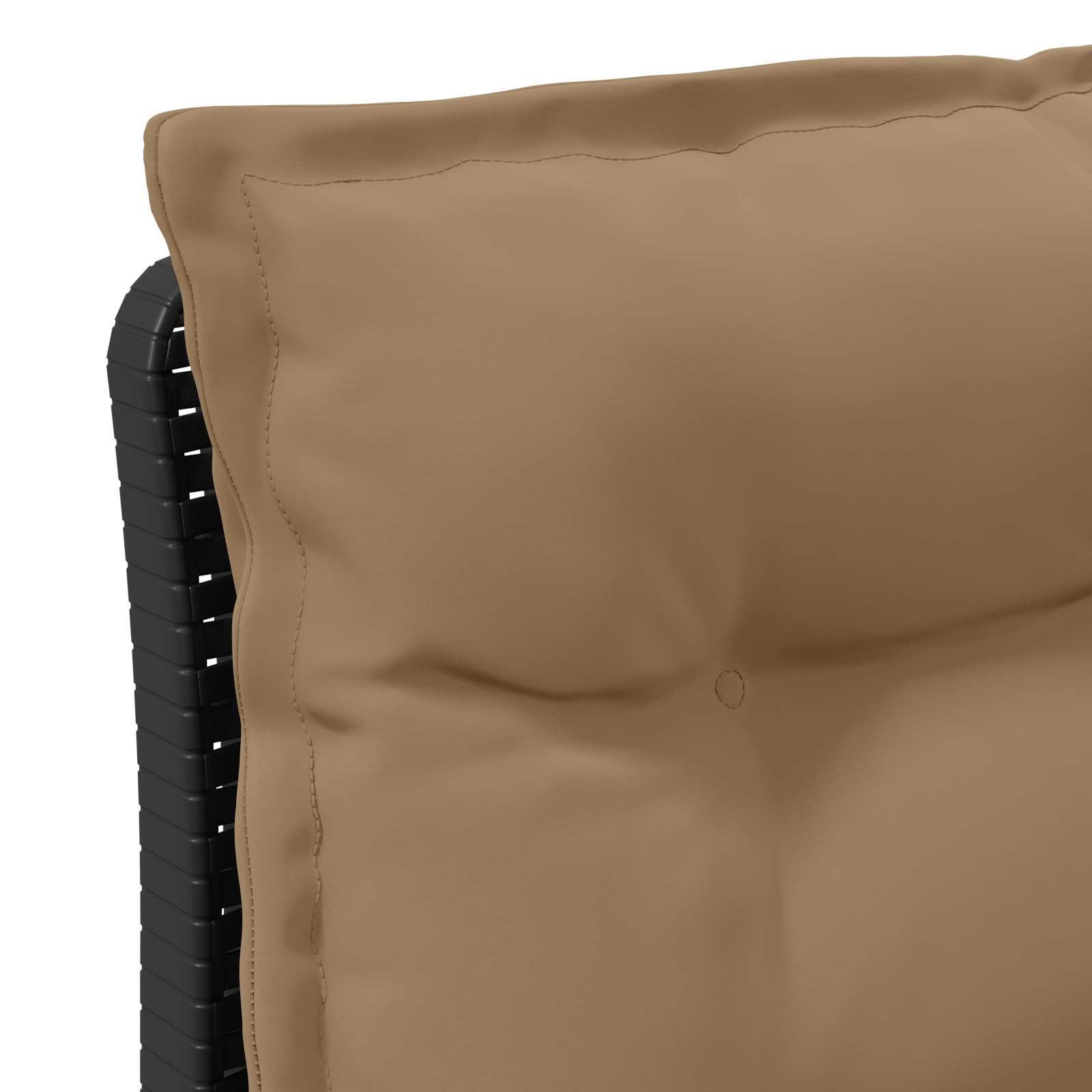vidaXL Sofa ogrodowa 3-osobowa z poduszkami w rattanowym wyglądzie PP