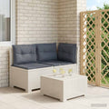 vidaXL Sofa Ogrodowa 2-osobowa z Poduszkami w Wyglądzie Rattanowym PP