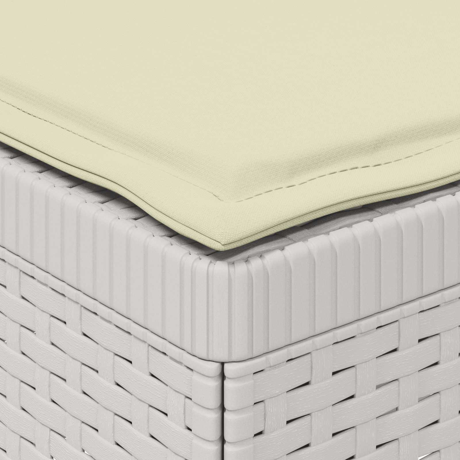 vidaXL Sofa ogrodowa 3-osobowa z poduszkami w rattanowym wyglądzie PP